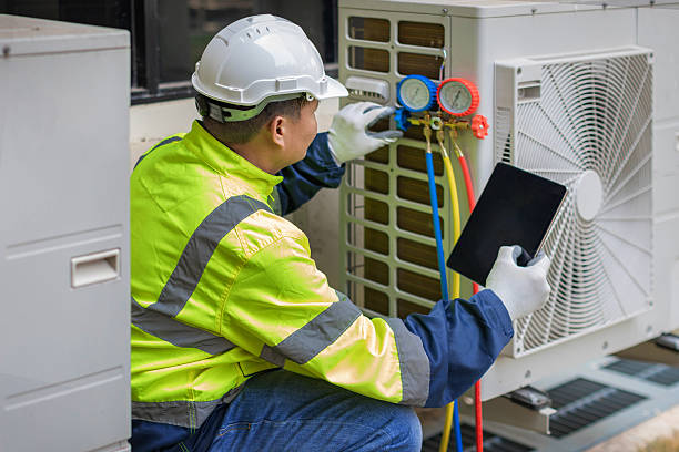 Professional Hvac Maintenance technician working in Rexford, NY